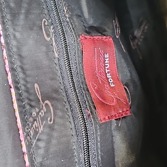 Vintage 1990s Gattinoni made in italy purse, beaded, fake snake skin - Picture 7 of 14